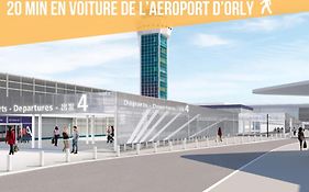 Le Cosy Yellow Appartement Lumineux A 5 Min De La Gare D'Evry Avec Parking Gratuit
